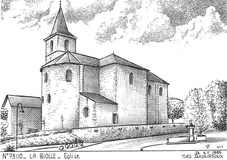 N 73110 - LA BIOLLE - église